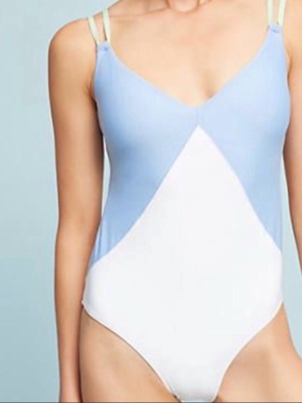 Anthropologie Allihop | Double Strap One Piece Swimsuit Women’s size XL NWOT
